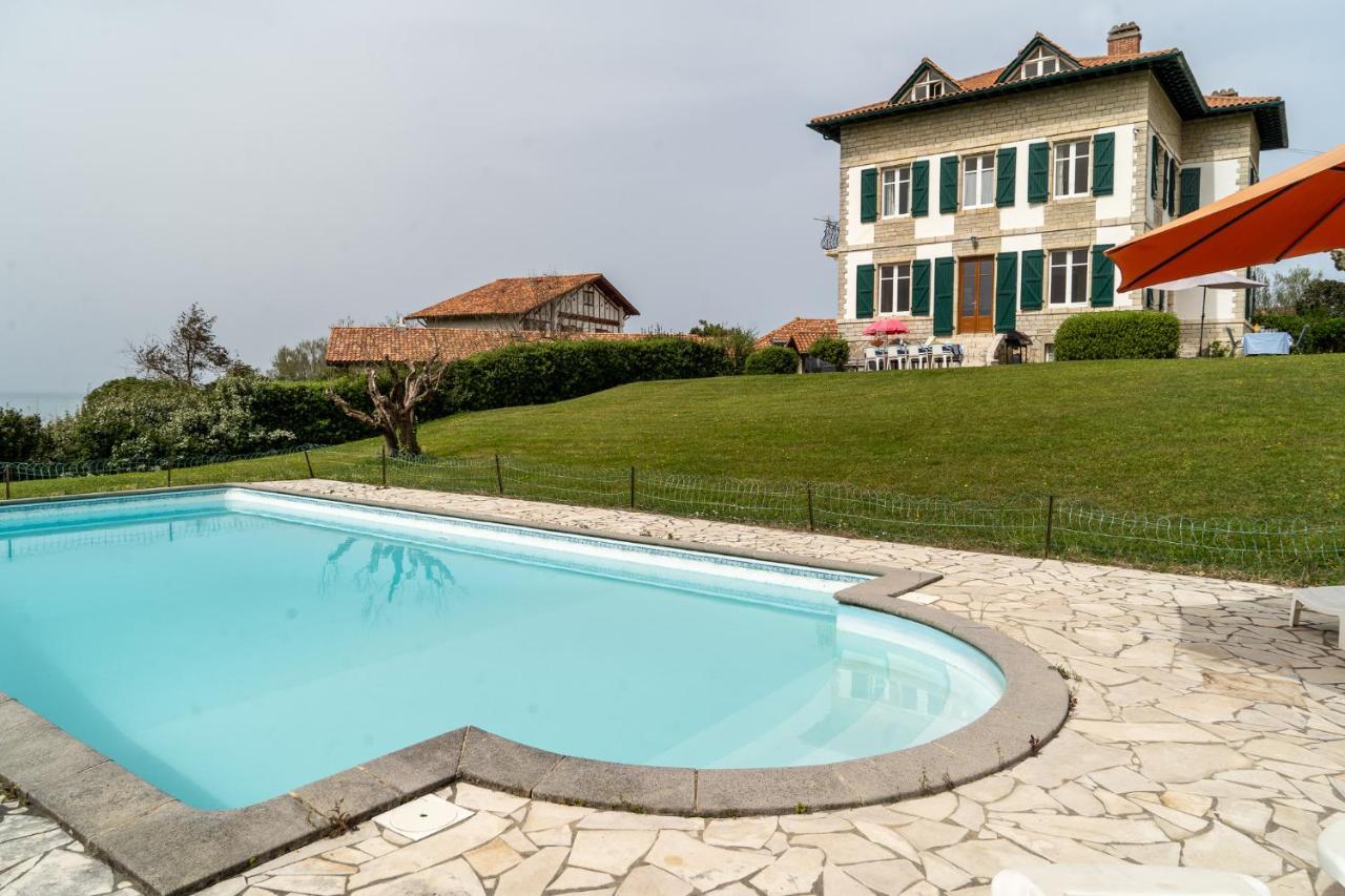 Maison De Maitre Piscine Vue Ocean - Bidart Luaran gambar